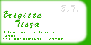 brigitta tisza business card